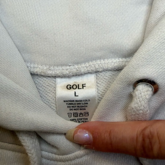 White GOLF Hoodie - Picture 5 of 7